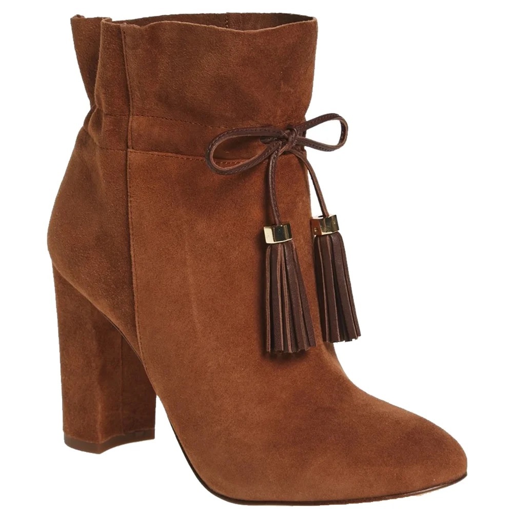 Louise et Cie Taedin leather tassel ankle bootie